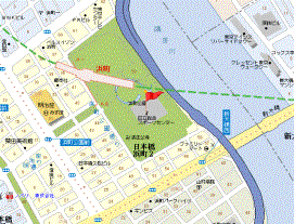 東京都中央区日本橋浜町２丁目付近地図